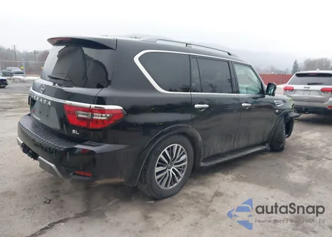 2022 Nissan Armada Sl 4Wd from USA, damaged, VIN JN8AY2BB1N9813748